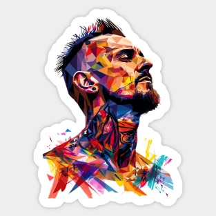 CM PUNK Lowpolly series WWE Sticker